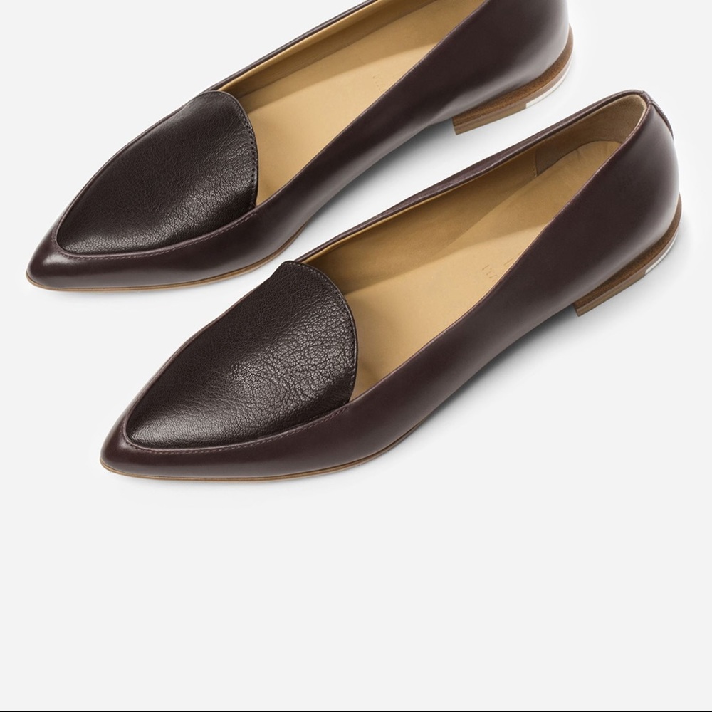 Everlane modern point flats